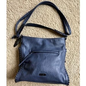 NWOT🎉Jessica Simpson Mallard Blue Studded Tote